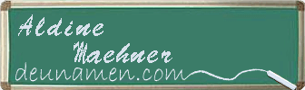 Aldine Maehner Visitenkarte